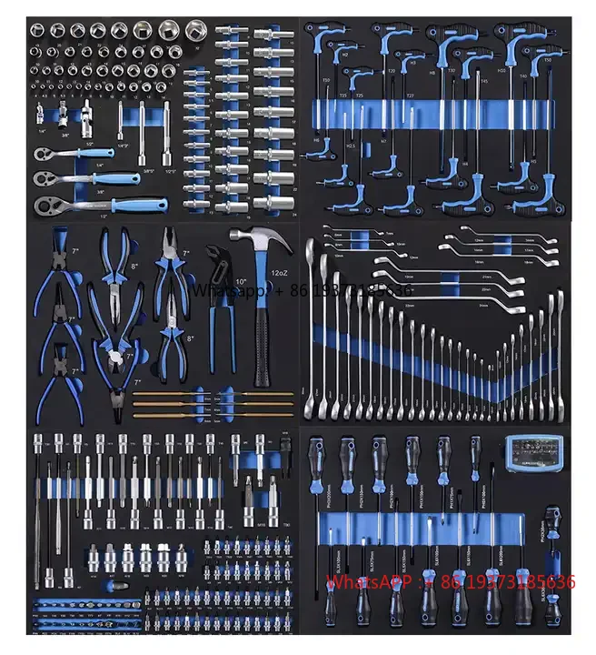 D-299 6 Drawers 300+ Pcs Hand Tool Sets CRV Material Workshop Use OEM Available