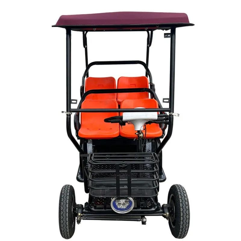 Electric golf cart, scenic tourist light sightseeing car four-wheel sales office viewing car