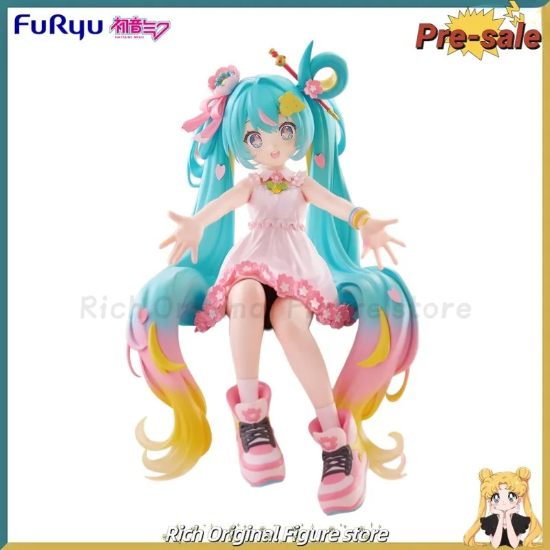 【先行販売】オリジナルフリュー-ヌードルストッパーフィギュア-初音ミク-10周年記念-アニメフィギュア-モデル玩具-装飾品