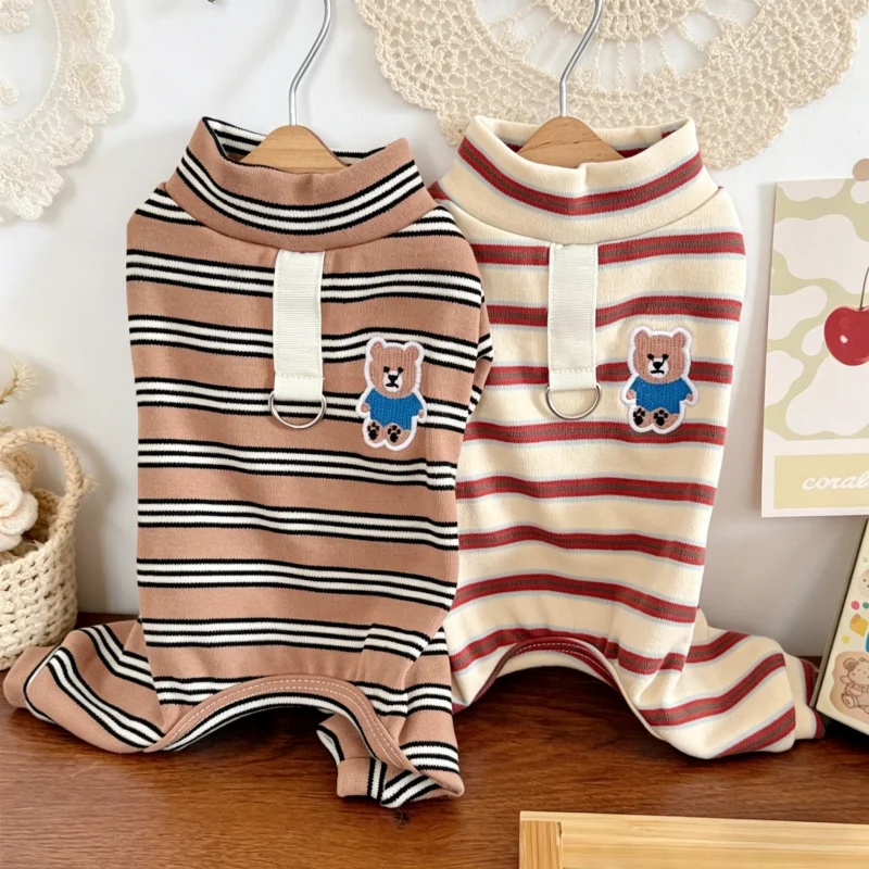 Monos para perros y gatos de lujo - ropa suave de bichón mini