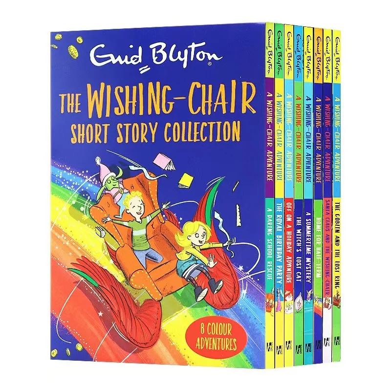

8 Book/set A Wishing-Chair Adventure English Story Picture Books for Children Learn English Reading Books for 5-8Year-Old Kids
