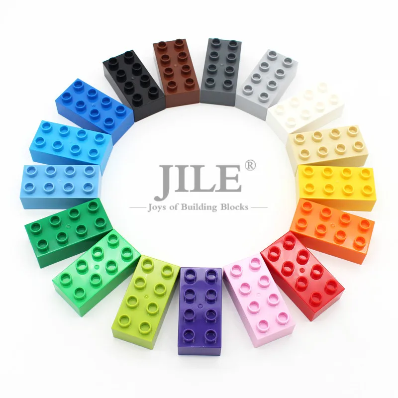 

Набор из 6 штук MOC 3011: Креативные крупные строительные блоки 2x4 Enlighten, крупные детали для конструирования, игрушки-конструкторы, оптом, подарок