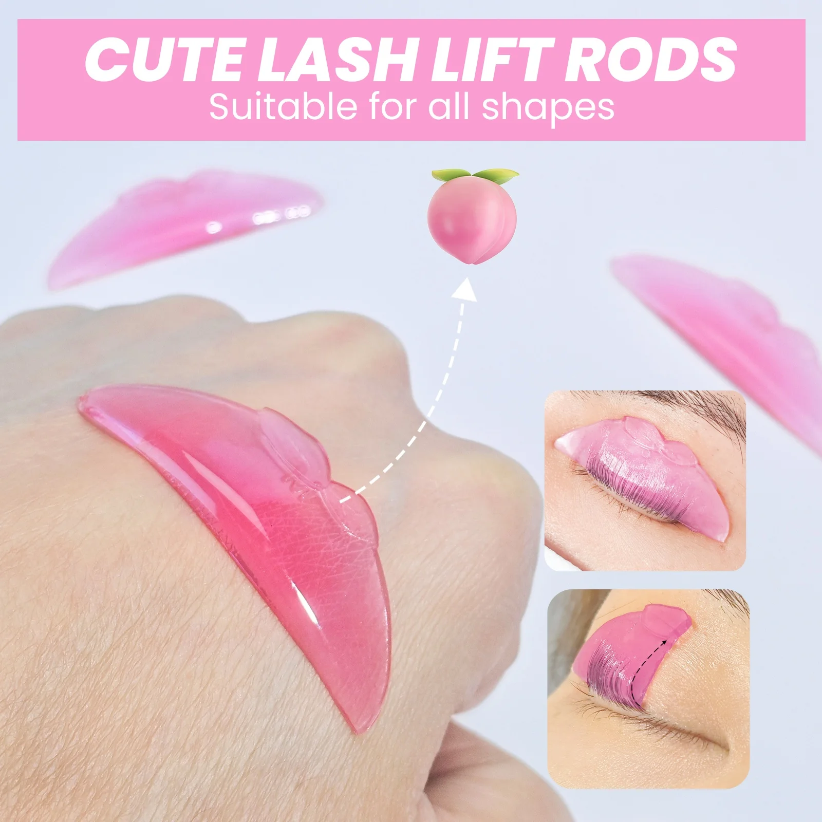 PERMANIA, nuevo L Curl, almohadillas para permanente de pestañas de silicona, varillas para pestañas, escudo de elevación, rizador de pestañas 3D, accesorios, aplicador, herramienta de maquillaje