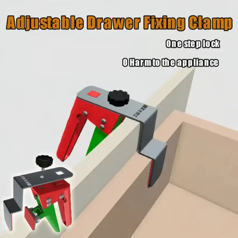 

Adjustable Drawer Fixing Clamp Easy And Quick Installation Of Drawer Front Panels Woodworking Clamp Cabinet Drawer Fixing Clips