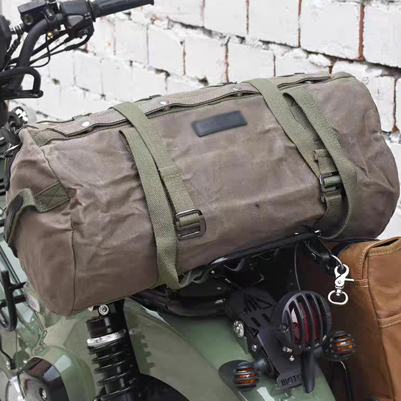 Cylinder Travel Climbing Rucksack Sports Gym Duffel Bag Camping Backpacks Motorcycle Tail Bag Gym Bag