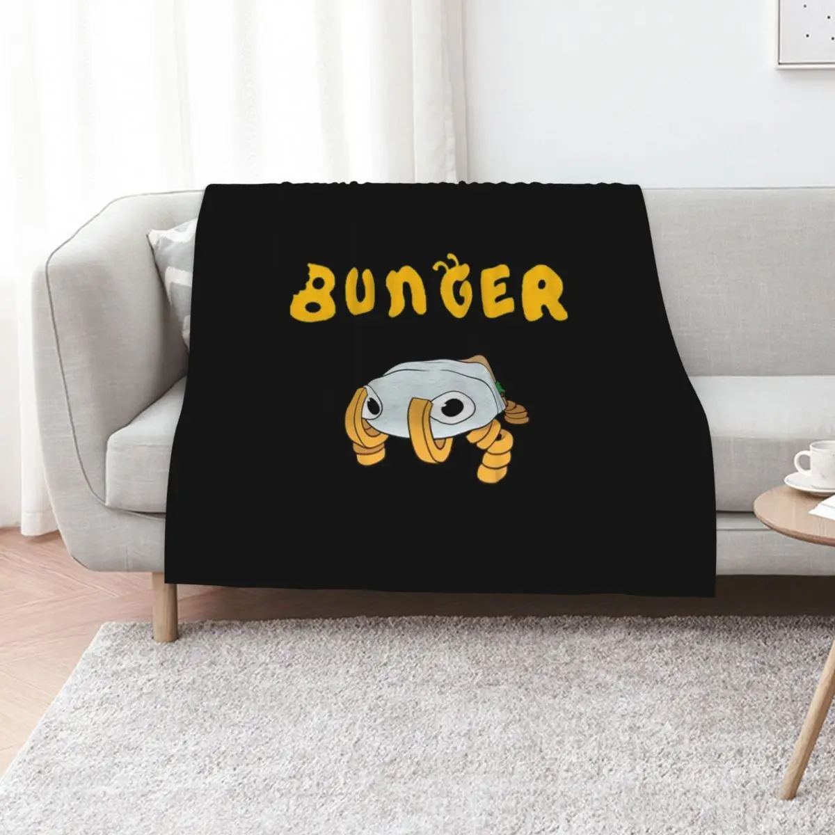Bugsnax Bunger Throw Blanket Plush Fuzzy Cozy Blanket for Couch Sofa