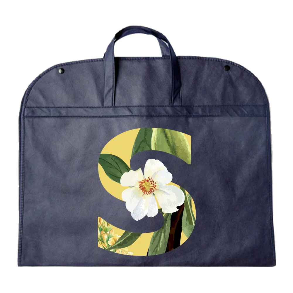 جديد غير المنسوجة الملابس الغبار يغطي سميكة دعوى معطف الغطاء الواقي خزانة صندوق تخزين ملابس أكياس سلسلة نمط الأزهار