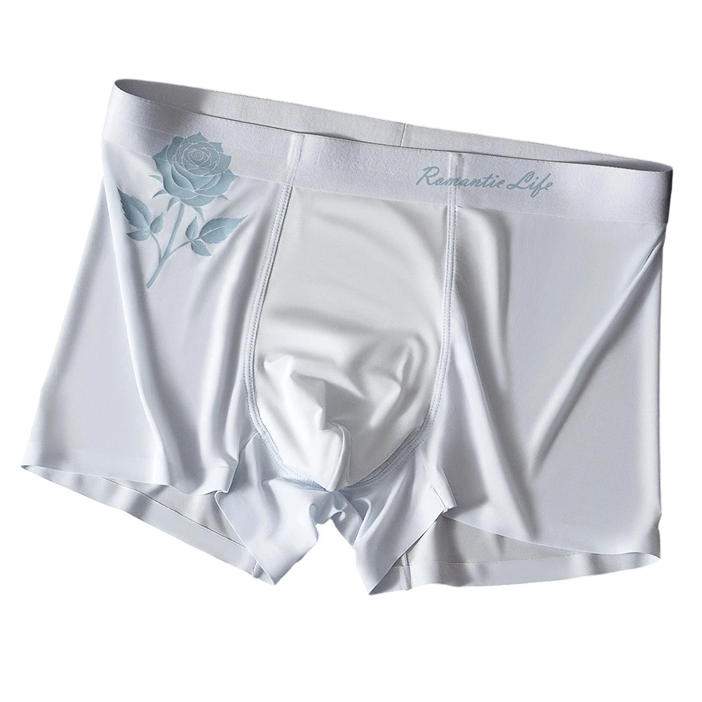 

Мужские трусы-боксеры из ледяного шелка, бесшовные, ультратонкие, сексуальные, летние, мягкие, комфортные, размеры L-4XL
