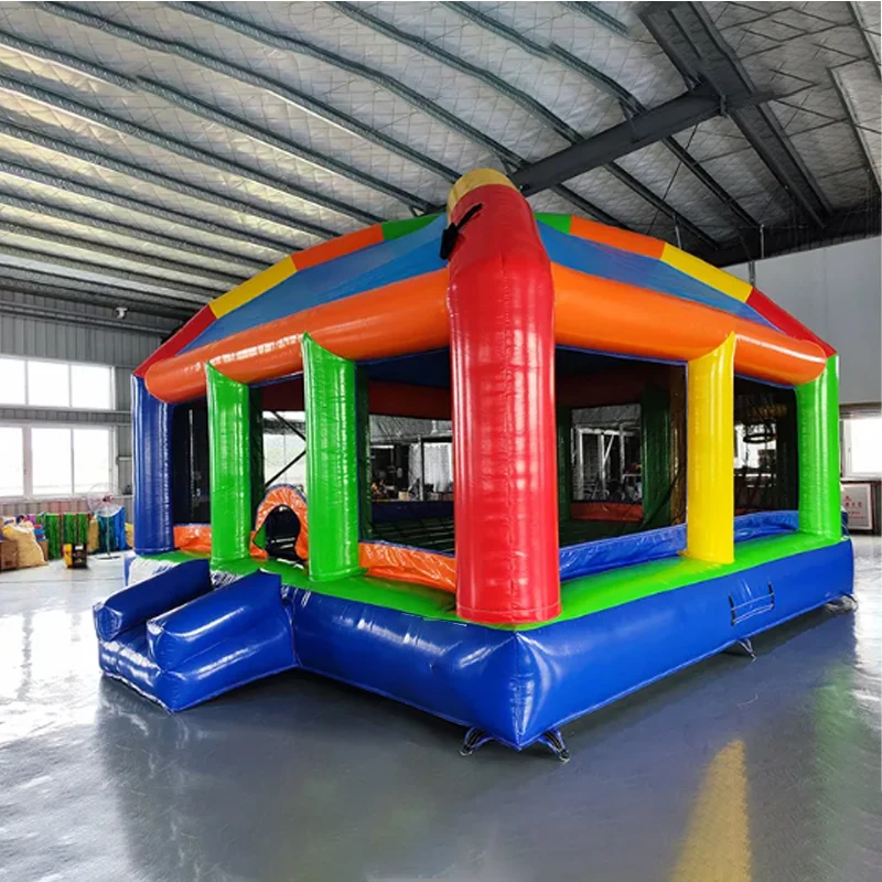 Multicolor Popular Design Inflatable Bounce House Castle High Quality PVC Children Inflatable Trampoline Jump House