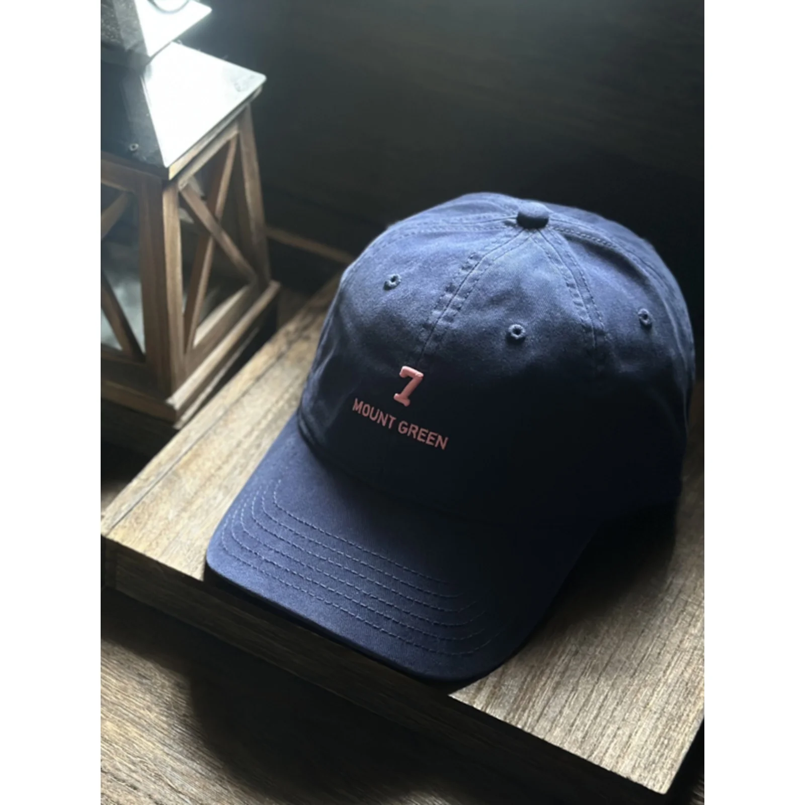 Embroidered Letters Washed Baseball Hat for Men and Women Spring and Autumn Leisure Curved Brim Peaked Cap Couple Fashion