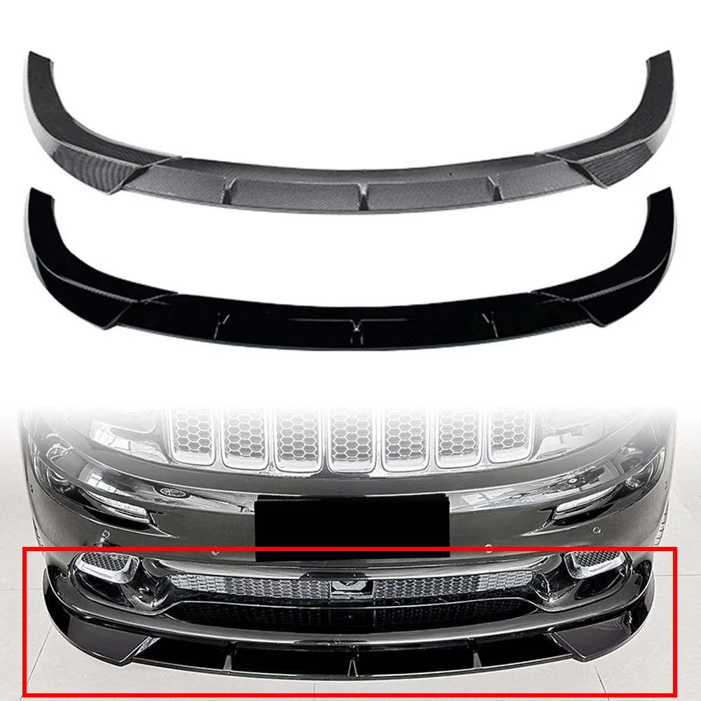 Car Front Bumper Lip Spoiler Splitter For Jeep Grand Cherokee SRT SRT8 2012 2013 2014 2015 2016