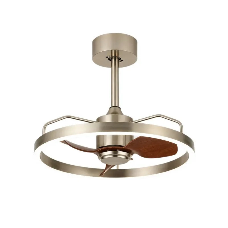 Bauhaus Silent LED Ceiling Fan Light Eye Protection Lamp for Dining Room Bedroom Study