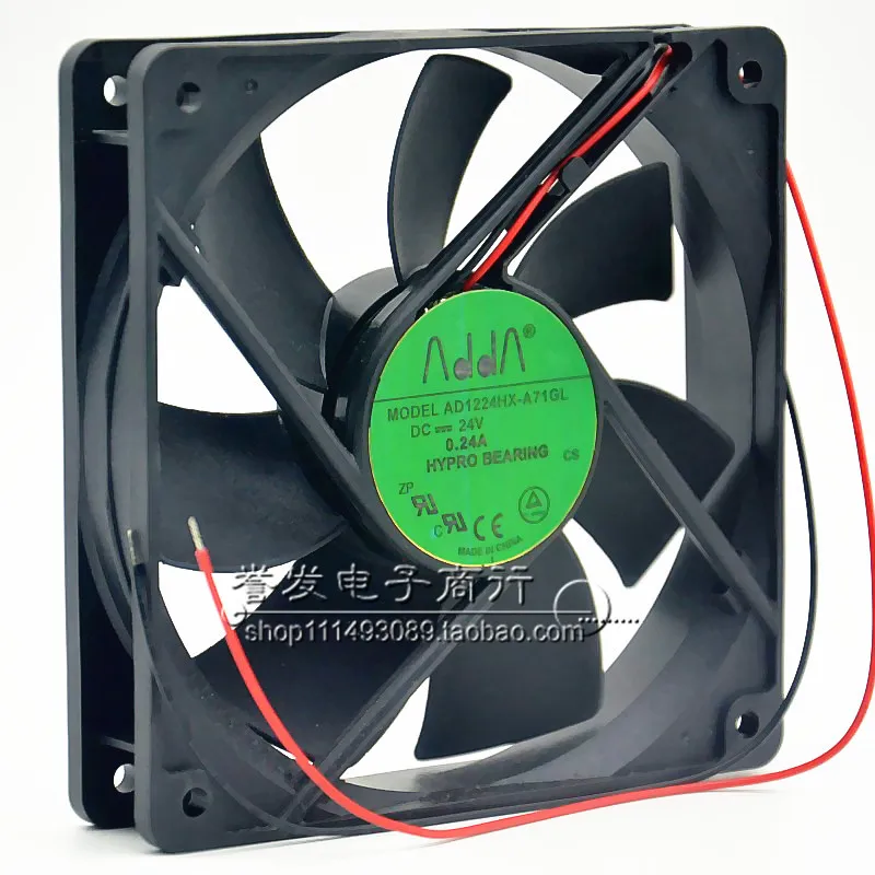 NIEUWE ORIGINELE AD1224HX-A71GL 24 V 0.24A 12025 120x120x25mm KOELVENTILATOR RADIATOR