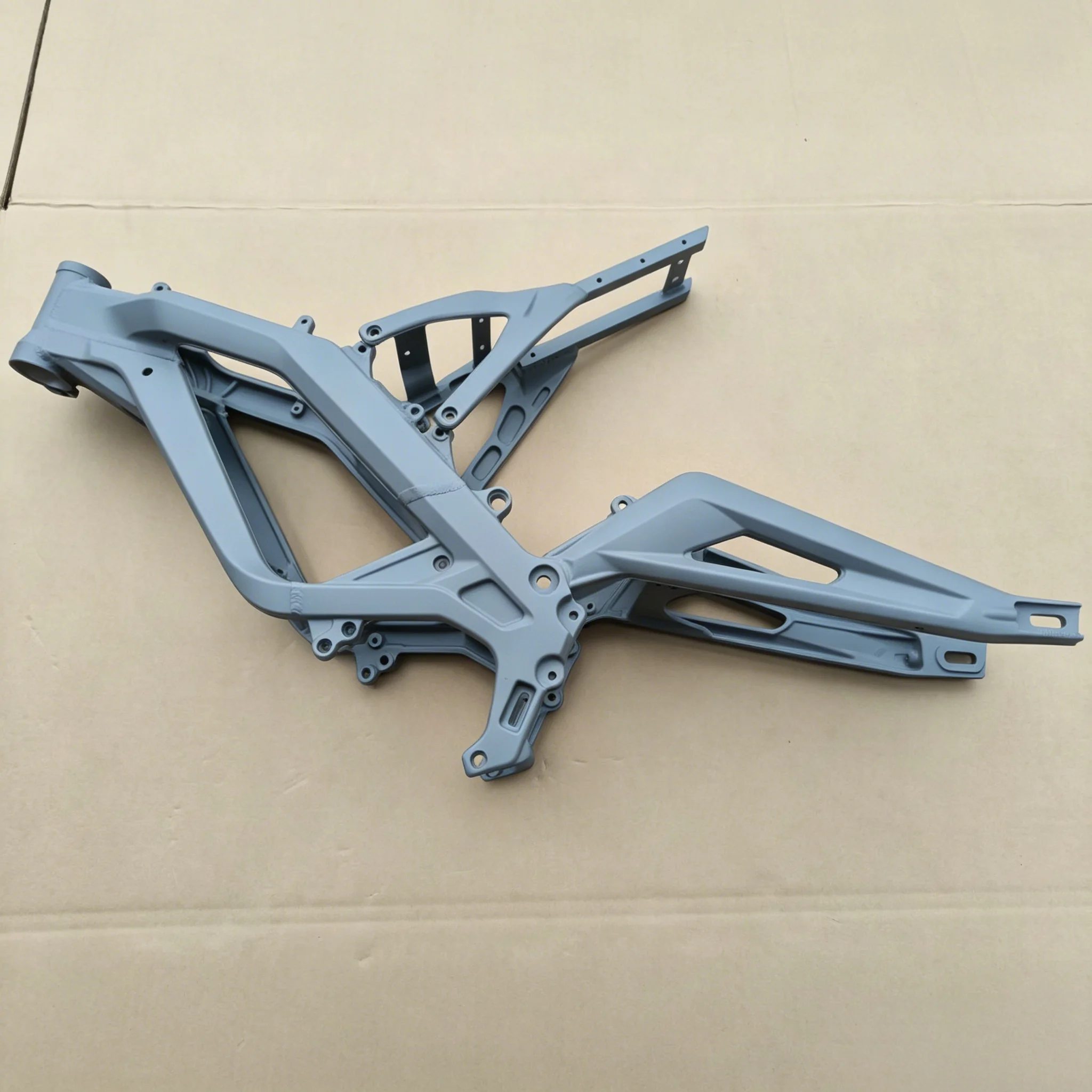 Electric Dirt Bike Main Frame Kit, 10kg Aluminum Frame with Bolts