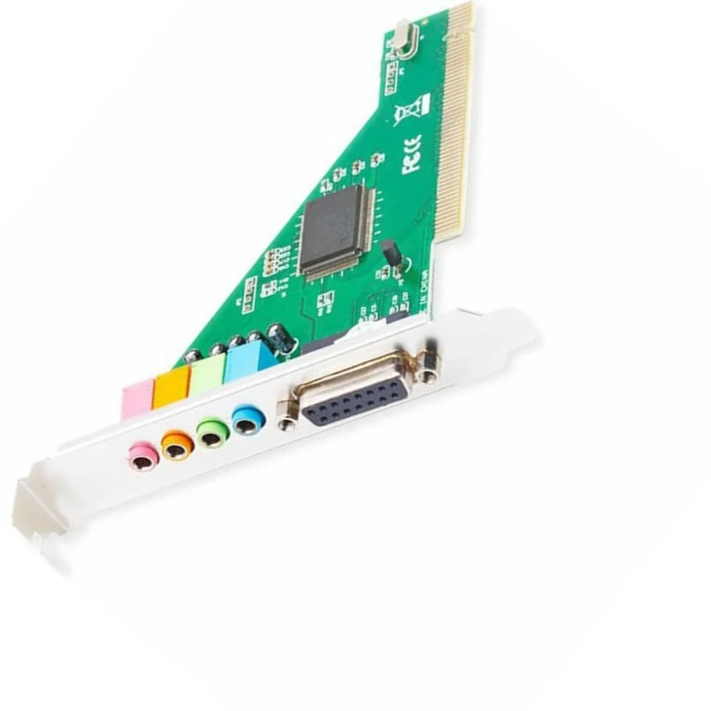 For PCI Interface Sound Card 4.1 Channel with CMIFor 8738 Chip for Desktop Motherboard 98 Win7 Win8 Win10 Compatible