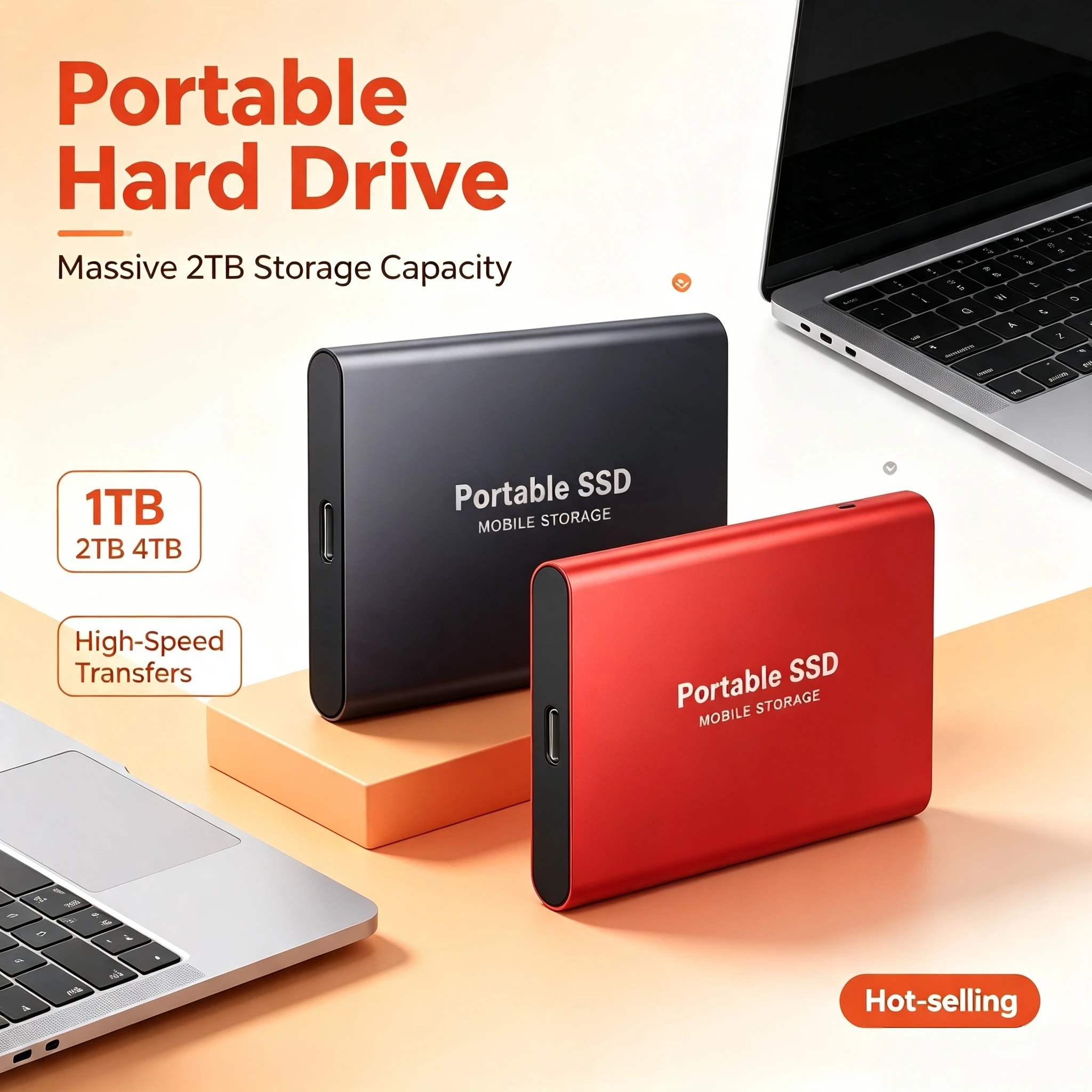 NEW  Portable Genuine T5 Mini External SSD 2TB USB 31 Fast Data Solid State Drive Large Volume Flash Disk Advanced Max Plus