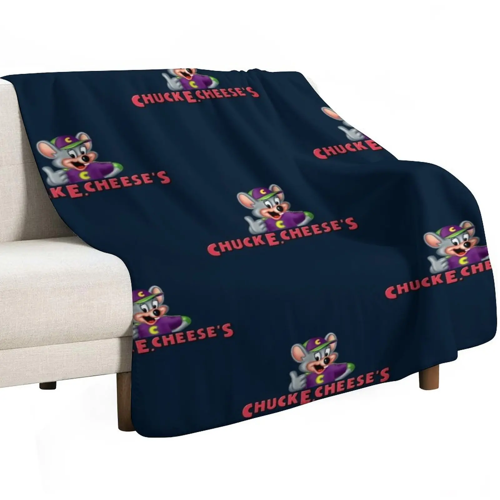 

Chuck E. Cheese_amp_x27_s Throw Blanket Multi-Purpose Tourist Designers Blankets