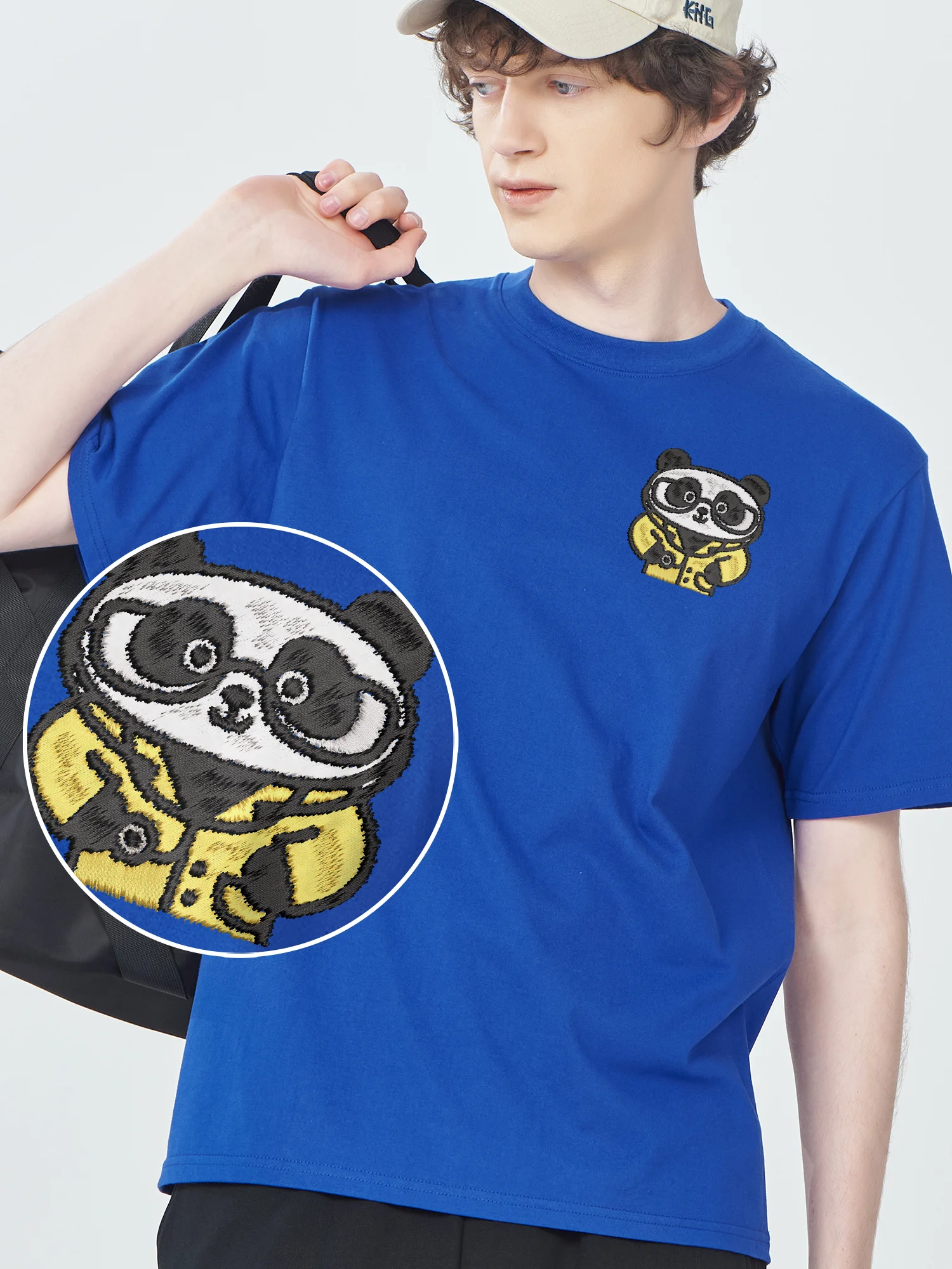 Embroidered T Shirts Doctor Cat Luxury Clothing Graphic Tee Men Women 100% Cotton Breathable Embroidery T-Shirt