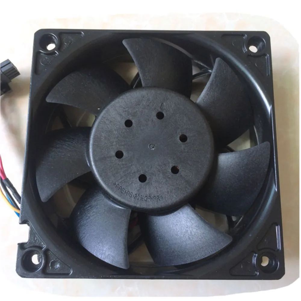 120mm Case Fan for Delta THA1212BE 12V 6.50A PWM 4-Pin Cooling - Most Powerful Violent Bitcoin GPU Miners