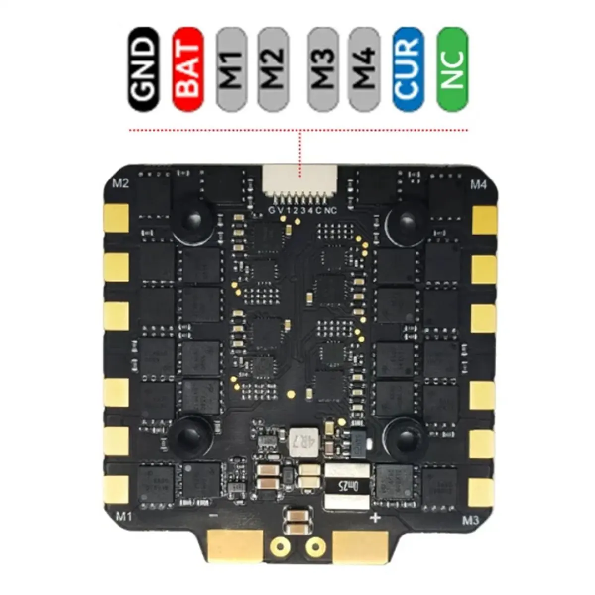 BLS-80A 4in1 ESC 3-6S FPV Brushless ESC 30.5x30.5mm DSHOT300/600 for RC FPV 13inch 15inch Freestyle Drones Parts