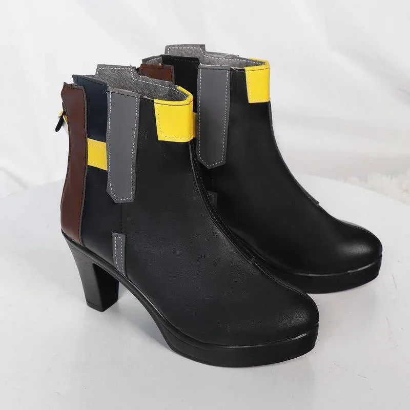 Sisi 2233【Wetrose】Honkai Star Rail zapatos de Cosplay Bailu Silver Wolf Yukong FuXuan Herta Seele 7 de marzo hoja Fu Xuan Himeko bota