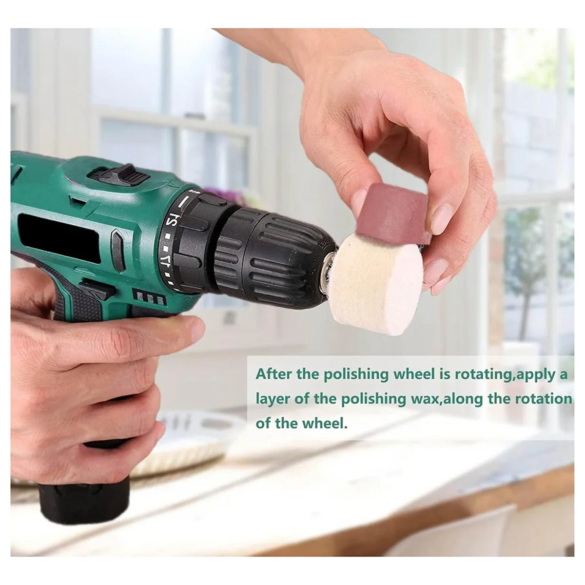 A20M Metal Buffing Polishing Compound for Buffing Wheel, Buffing Wheel Compound, Coarse to Fine 6PCS