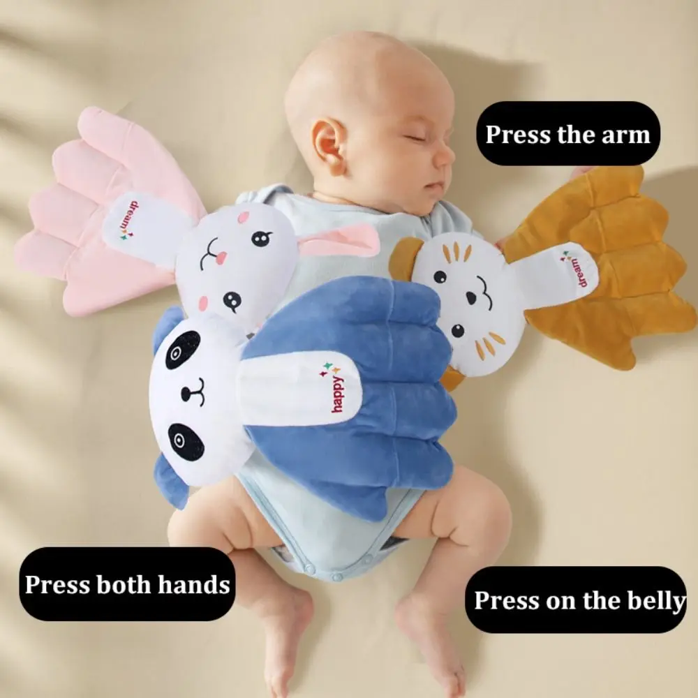 Heatable Soothing Baby Sleep Aid Prevent Startle Slight Pressure Soothing Palms Red Beans Fiber Household Gentle Hand Palms