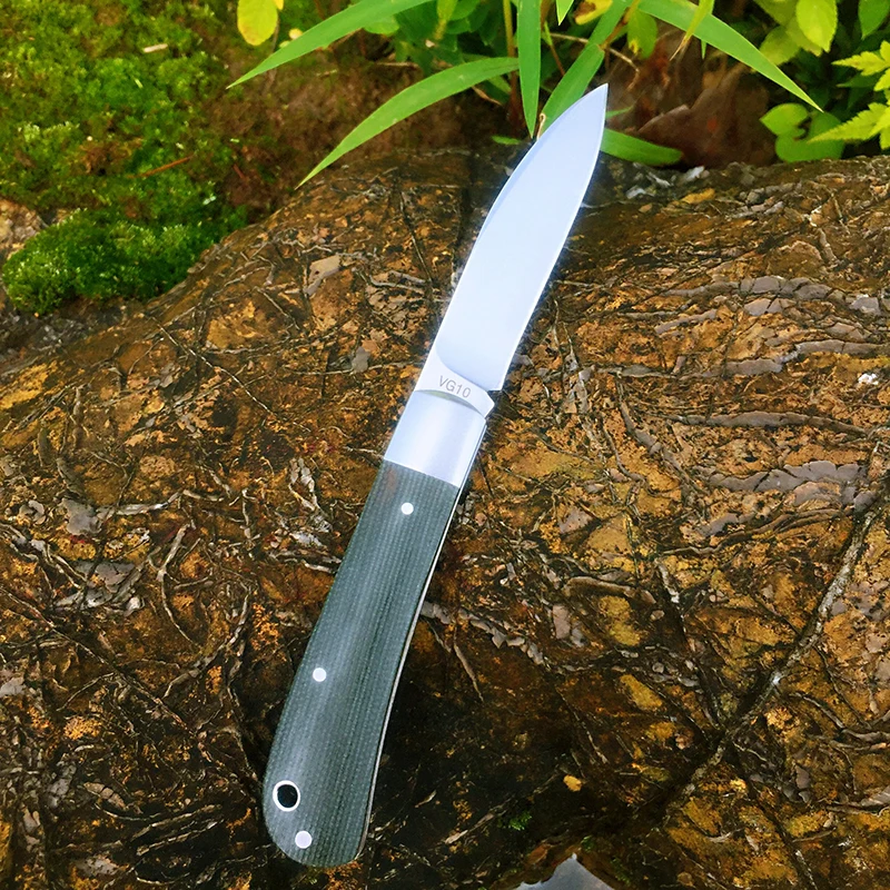 [Minghong Brother1510 ] Slip Joint Folding Knives Pocket Modern Traditional Classic Knife Camping tactical Survival Knife Tool