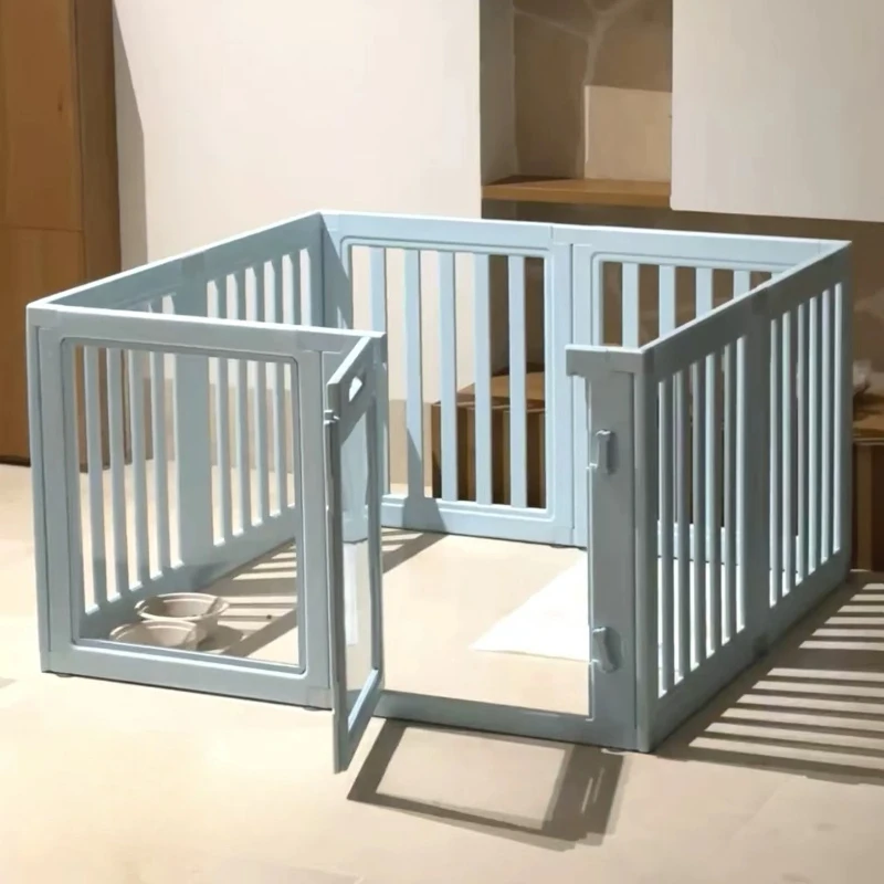 Kennel Equipment Large Dog Fence Luxury Modular Balcony Circle Supplies Indoor Dog Fence Acrylic Modern Kojec Dla Psa Home Decor