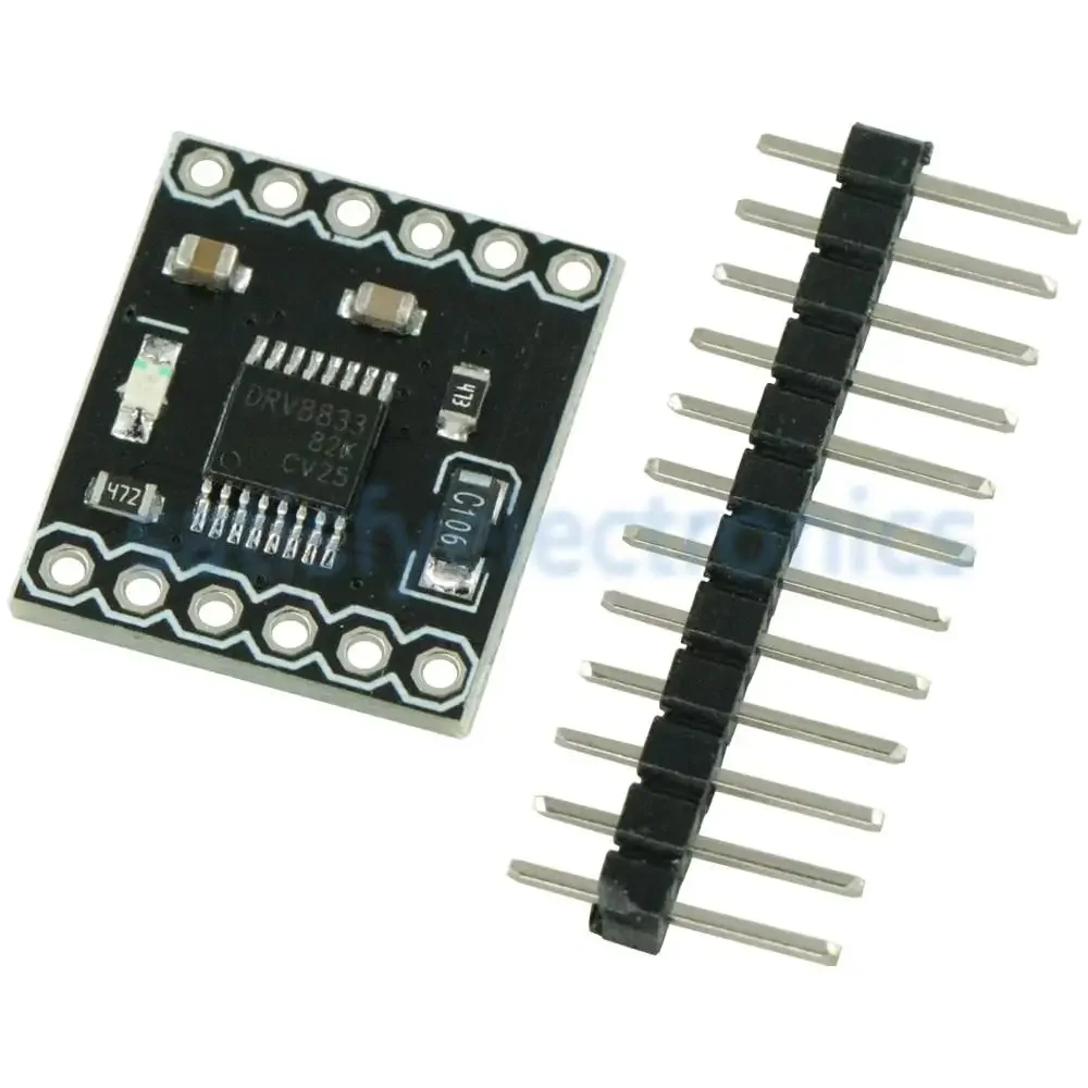 

DRV8833 2 Channel Motor Driver Drive Module Board 1.5A 3V 10V H-Bridge 4-Wire Short Circuit Overcurrent Protection Step Motor