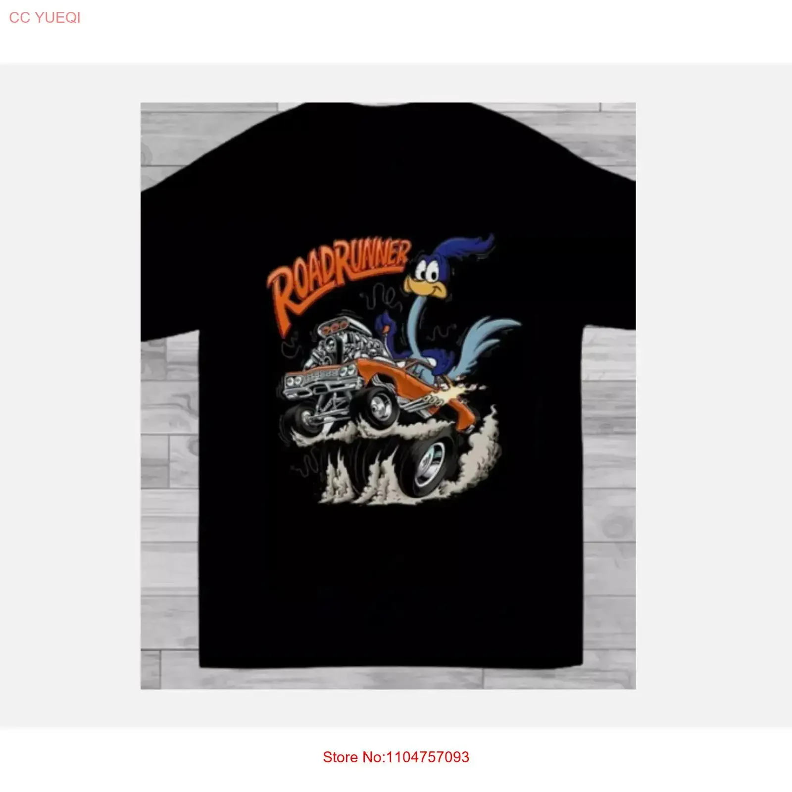 Rat Fink Art Plymouth Road Runner T Shirt For Father Day vintage Washed Casual Versatile Stretched Breathable fashion