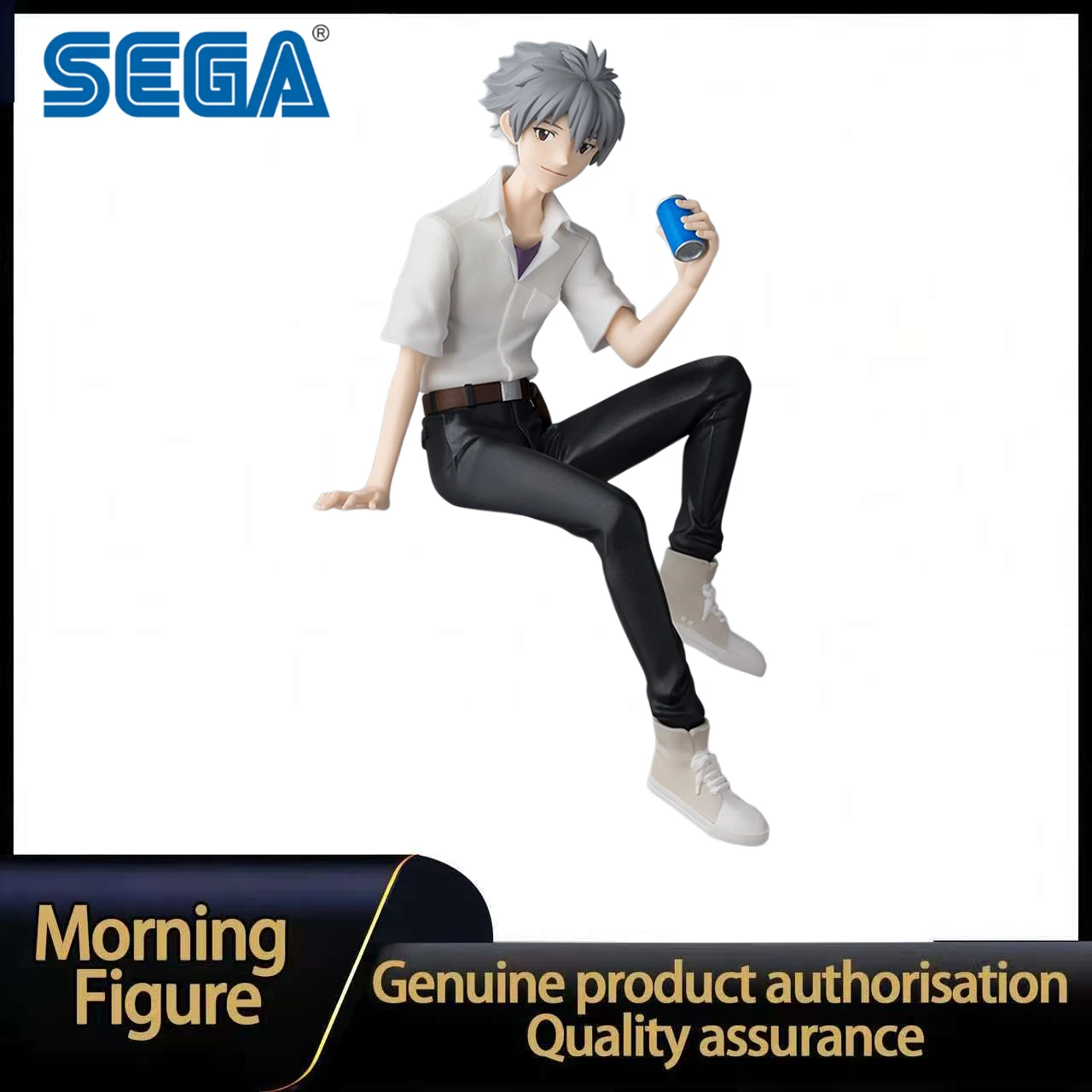 

In Stock SEGA PM Chokonose Figure Neon Evangelion Movie Kaworu Nagisa Figure Toy Model Collection