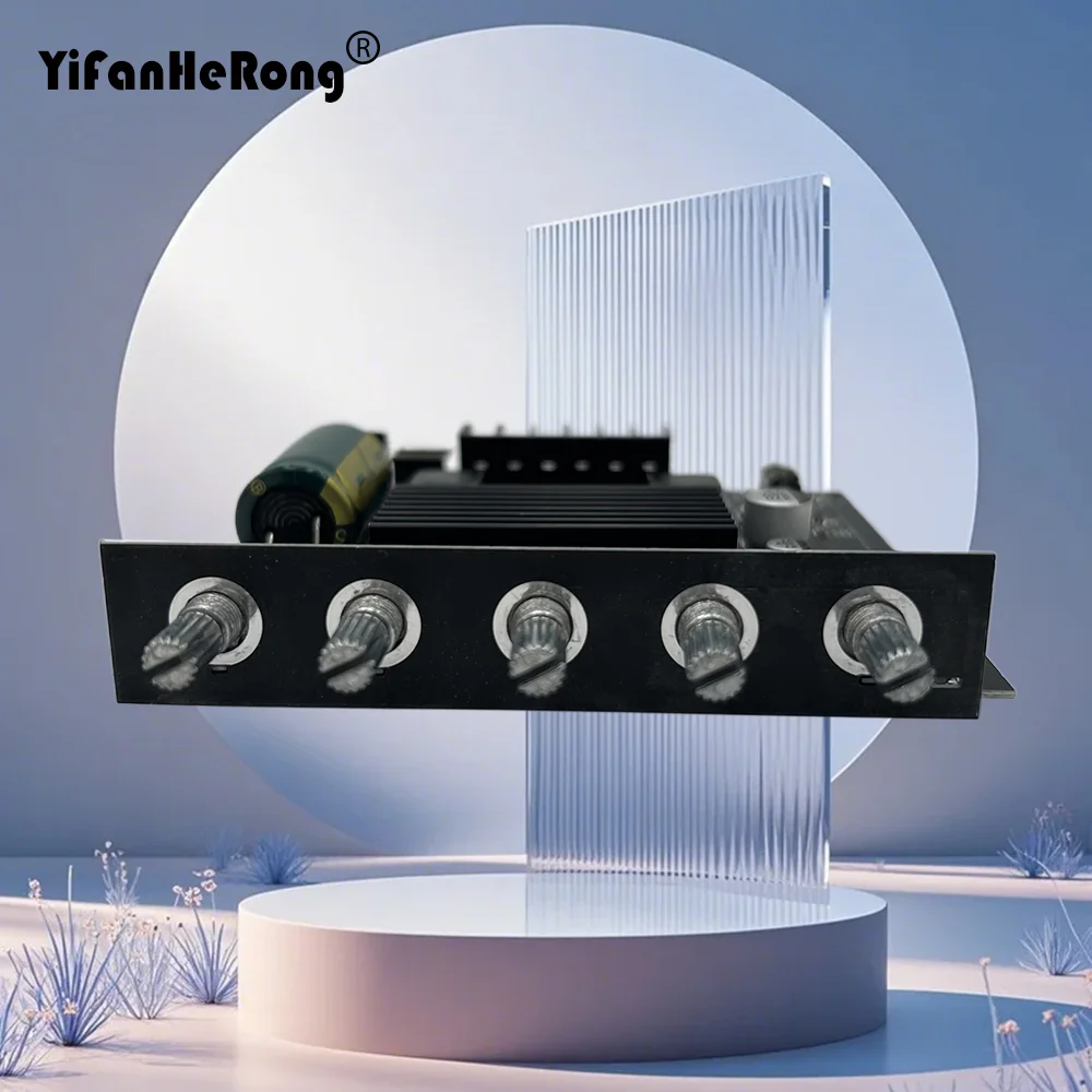 ZK-TB21 Bluetooth-совместимая плата усилителя сабвуфера 5,0 50 Вт * 2 + 100 Вт 2,1-канальный мощный аудио стерео басовый усилитель TPA3116D2