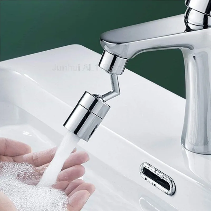 

720°Rotation Faucet Stainless Steel extender Universal Splash-proof Saving Faucet Sprayer Head Bathroom kitchen Extender Adapter