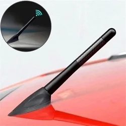 Car Antenna WRC 12cm Signal Carbon Fiber Antenna Roof Decoration Metal Carbon Fiber Radio Antenna for Ford Fiesta Ford Focus 2 3