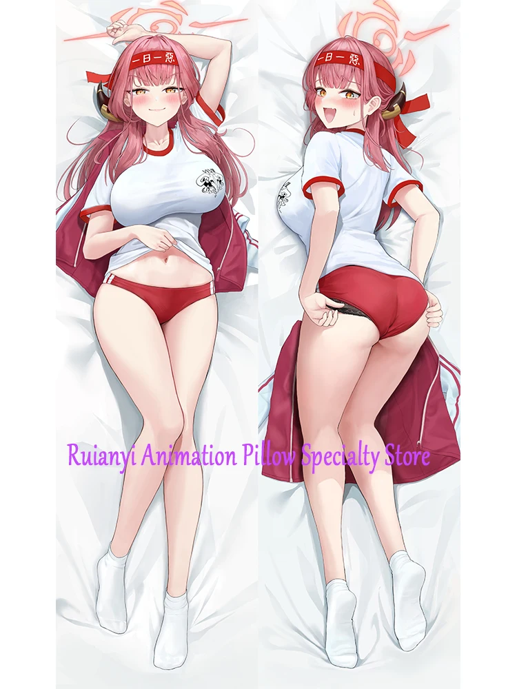 

Dakimakura Anime Rikuhachima Aru Double-sided Print Life-size Body Game Pillow Cover Bedding Gifts