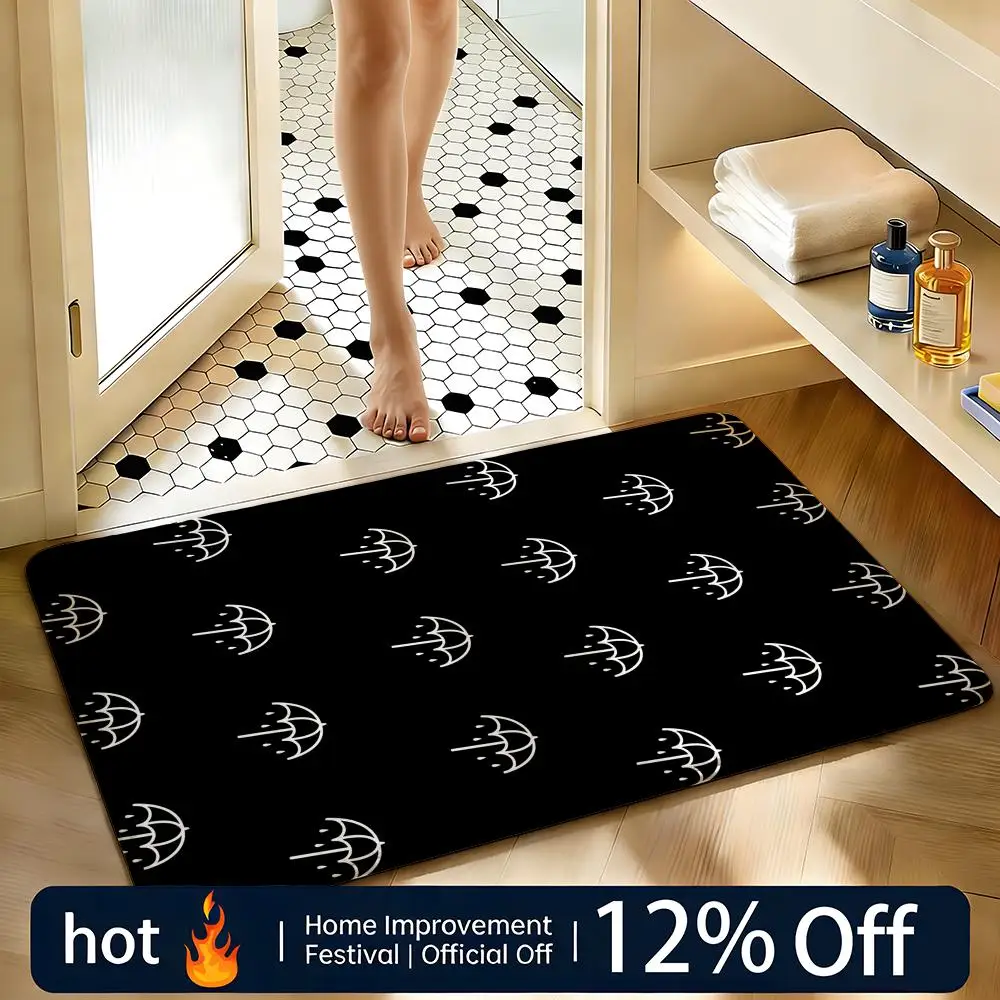 

Soft Absorbent Non-Slip Rug Band B-Bring Me the HorizonS Floor Mat Home Decor Doormat Bedroom Floor Mat Shower Carpet