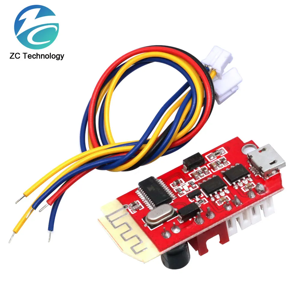 1/5PCS CT14 Micro 4.2 Stereo Bluetooth Power Amplifier Board F Class 5W+5W Mini with Charging Port for Refitting Idle Sound Box