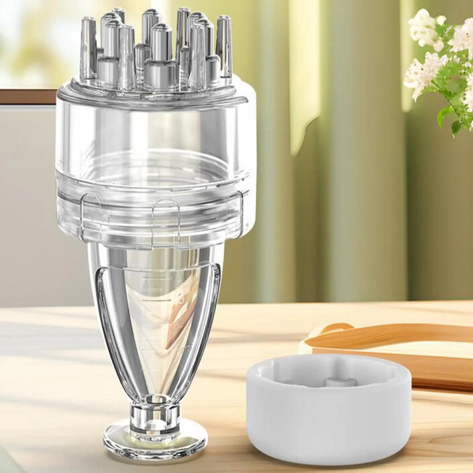 Saç derisi aplikatör tarak kullanımı kolay saç masaj derisi yağı aplikatör