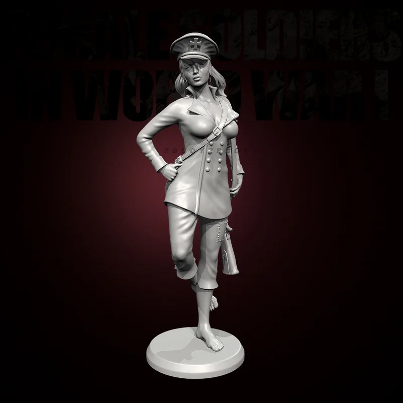 

38mm 50mm 75mm Women Soldiers In Wwi Resin Model Figure Gk Micro Miniature 3d Printed White Model Toy Unassembled And Unpainted