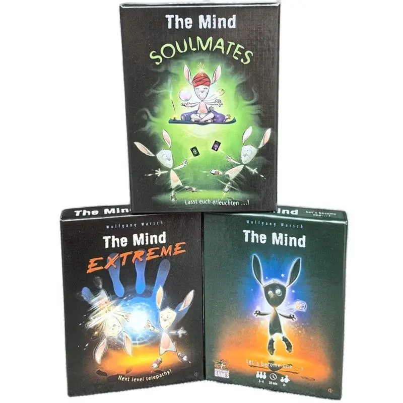 The Mind Games – Familienfreundliches Brettspiel – Game Night – Kartenspiel für Erwachsene, Teenager und Kinder