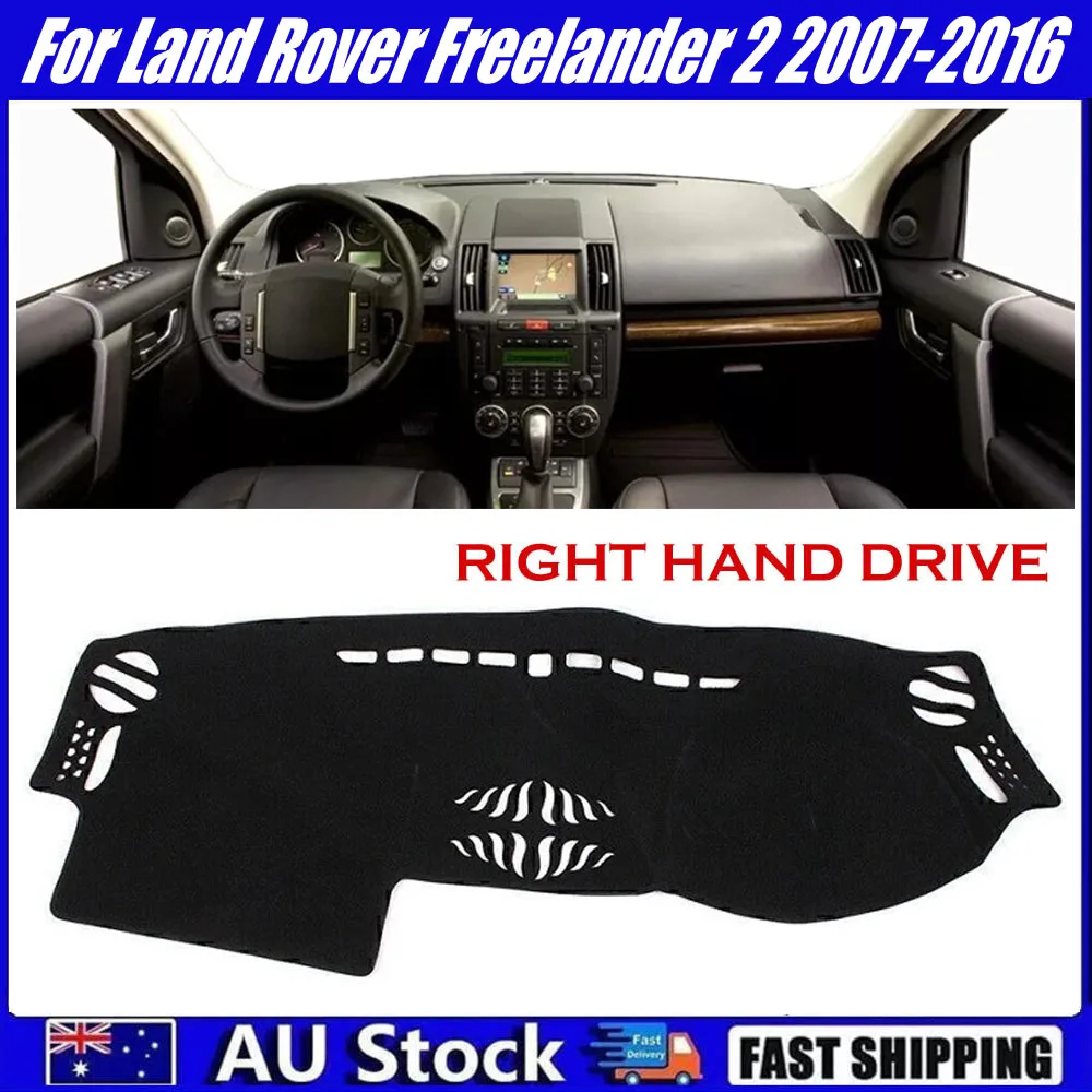Dashboard Cover Uv Stabilized Car Dashboard Protector Dash Mat Non-Slip Right Hand Drive Dash Mat For Dashboard Rhd Vehicles Uv