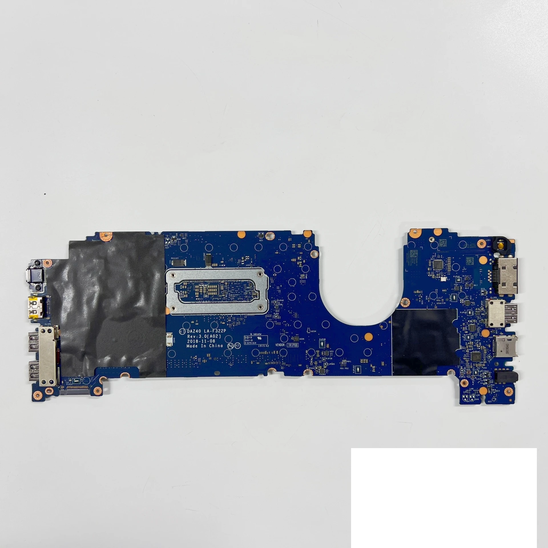 LA-F322P With i3 i5 i7-8th Gen CPU Notebook Mainboard Original For DELL Latitude 7490 E7490 Laptop Motherboard