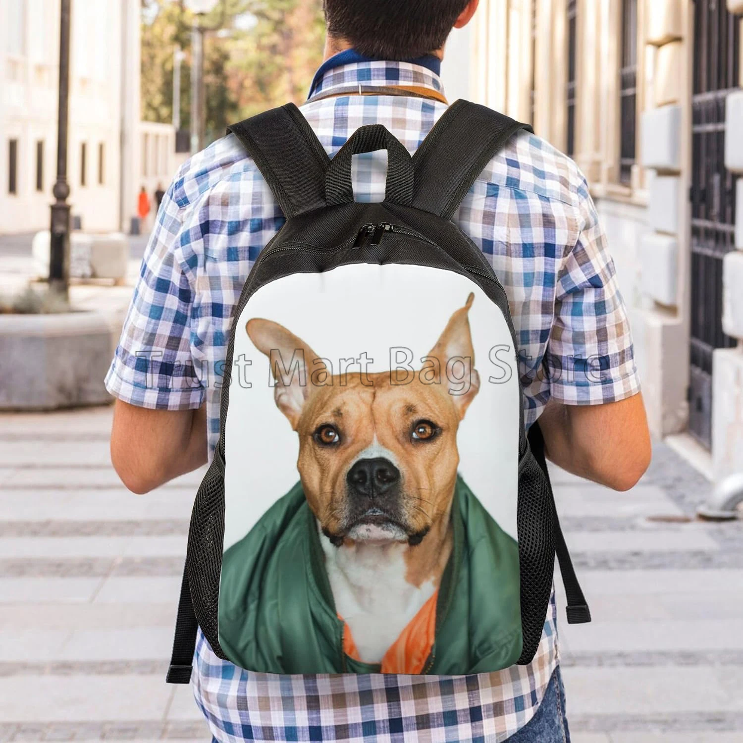 Custom Backpack Personalized Laptop Backpack for Women Men Customized Casual Daypack Add Your Logo Picture Photo Image Text Name