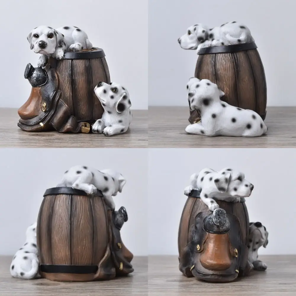 Tirelire pour chien, réservoir d'épargne, grande capacité, ornements de chien du zodiaque ouvrable, boîtes d'argent décoratives de dessin animé, jouet pour enfant