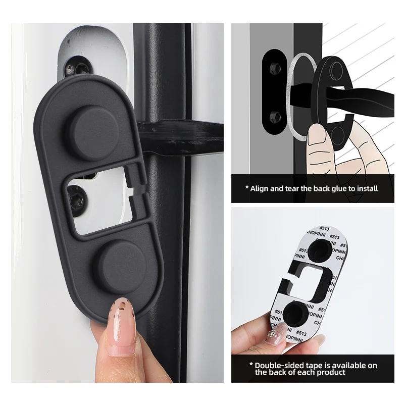 

Защитная крышка ограничителя двери автомобиля для BYD Seal 06 07 DM-i Song Plus Han EV Tang yuan Xia, наклейка на дверной замок, пряжка, аксессуары