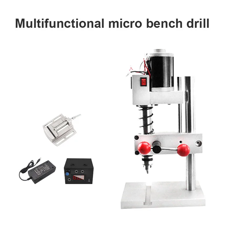 

Electric 7 Speed Drill Micro High Precision Bench Drill Tapping Machine For Wood/Buddha Beads/Aluminum/Copper Punching Tools