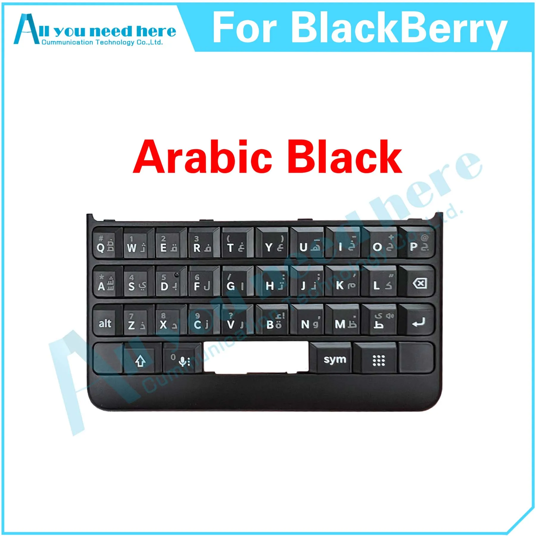 Keyboard Button for BlackBerry Keytwo KEY2, BBF100-6, BBF100-1, BBF100-2, BBF100-4, Keypad Repair Parts Replacement