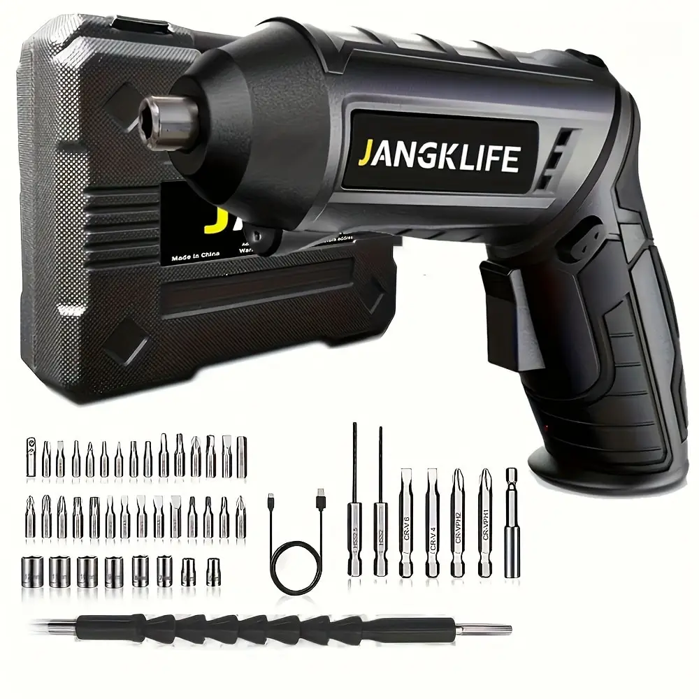 

Electric Battery Rechargeable Cordless Screwdriver Powerful Impact Wireless Drill Screw Driver Motorcycle Repair Tools