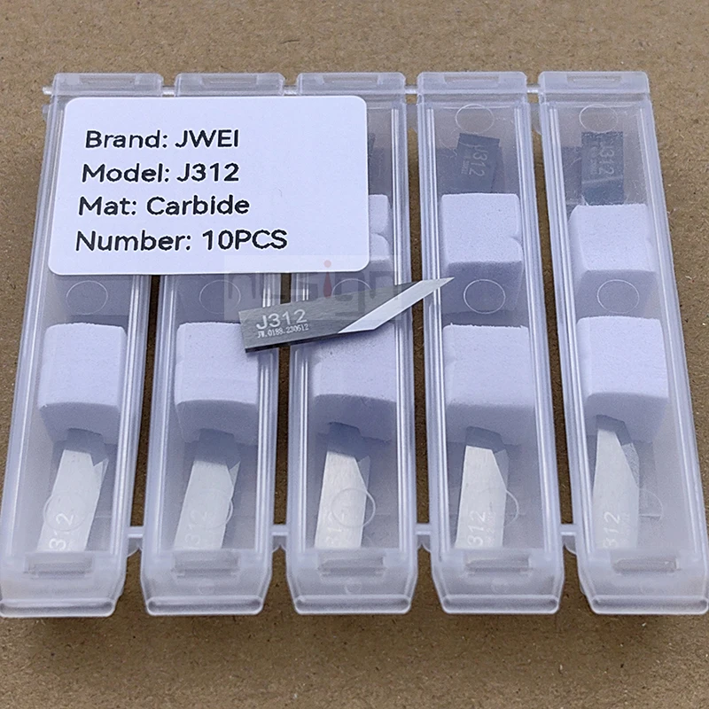 Lâminas Padrão Jwei J312 para Máquina de Corte de Faca Tangencial Oscilante Digital Jingwei de Alta Qualidade